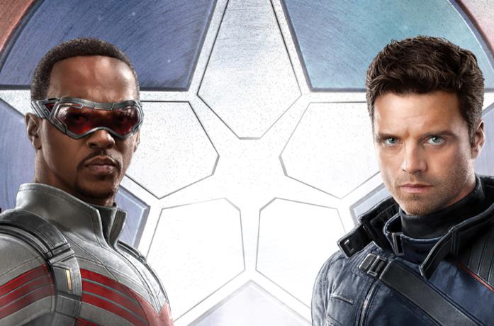 Anthony Mackie e Sebastian Stan, protagonisti di The Falcon and the Winter Soldier