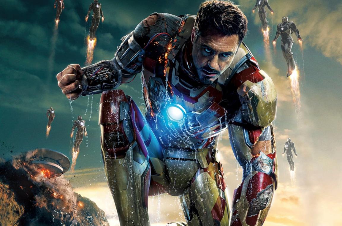 Robert Downey Jr. nei panni di Iron Man