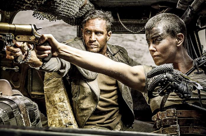L'attrice Charlize Theron nei panni di Furiosa nel film Mad Mad: Fury Road