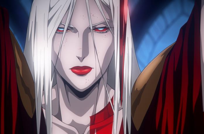 Carmilla in una scena di Castlevania 4 Carmilla si uccide per evitare di perdere lo scontro