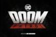 Titolo della serie Doom Patrol in primo piano con logo DC e advertisement in basso