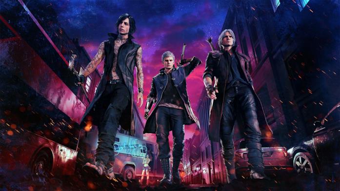 Dante, V e Nero combatteranno insieme nel quinto capitolo di Devil May Cry Devil May Cry 5 porta in scena tre diversi cacciatori di demoni