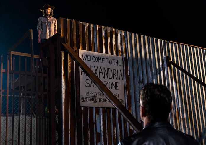 The Walking Dead The Walking Dead: Carl e Negan