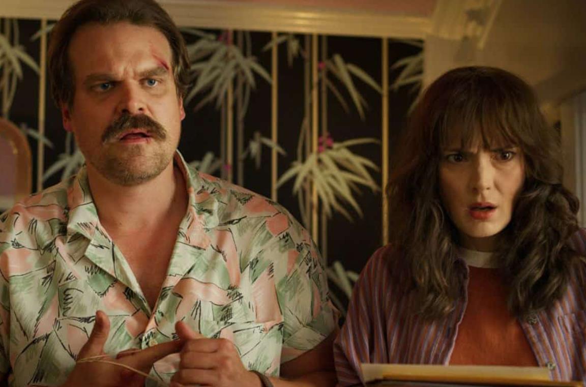 Una scena di Stranger Things