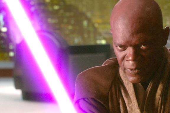Star Wars: perché la spada laser di Mace Windu è viola?