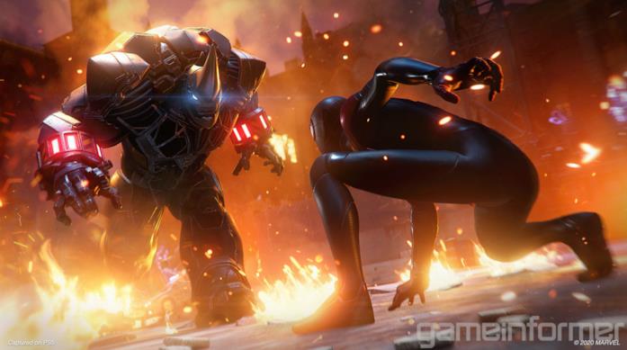 Miles Morales affronta Rhino in Marvel's Spider-Man: Miles Morales Miles Morales affronta Rhino in una immagine promozionale di Marvel's Spider-Man: Miles Morales