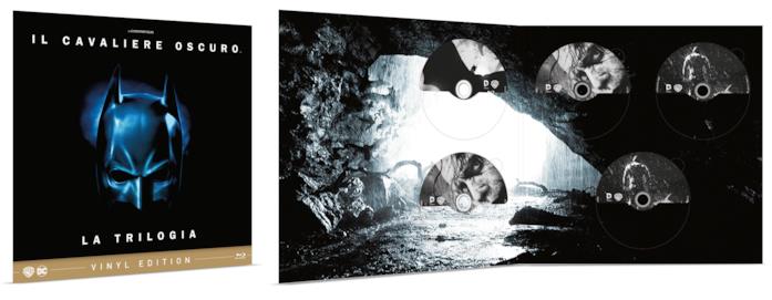 Il Cavaliere Oscuro, La Trilogia - Vinyl Edition La Vinyl Edition con la trilogia del Cavaliere Oscuro