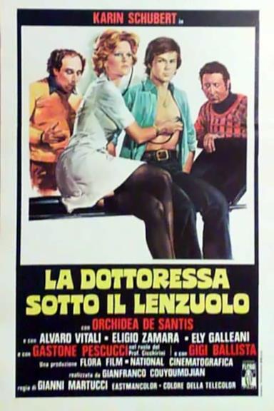 Poster La dottoressa sotto il lenzuolo