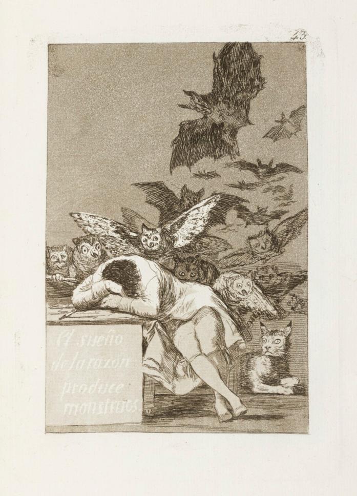 The Fall, il nuovo corto horror di Jonathan Glazer L'opera Il sonno della ragione genera mostri di Francisco Goya