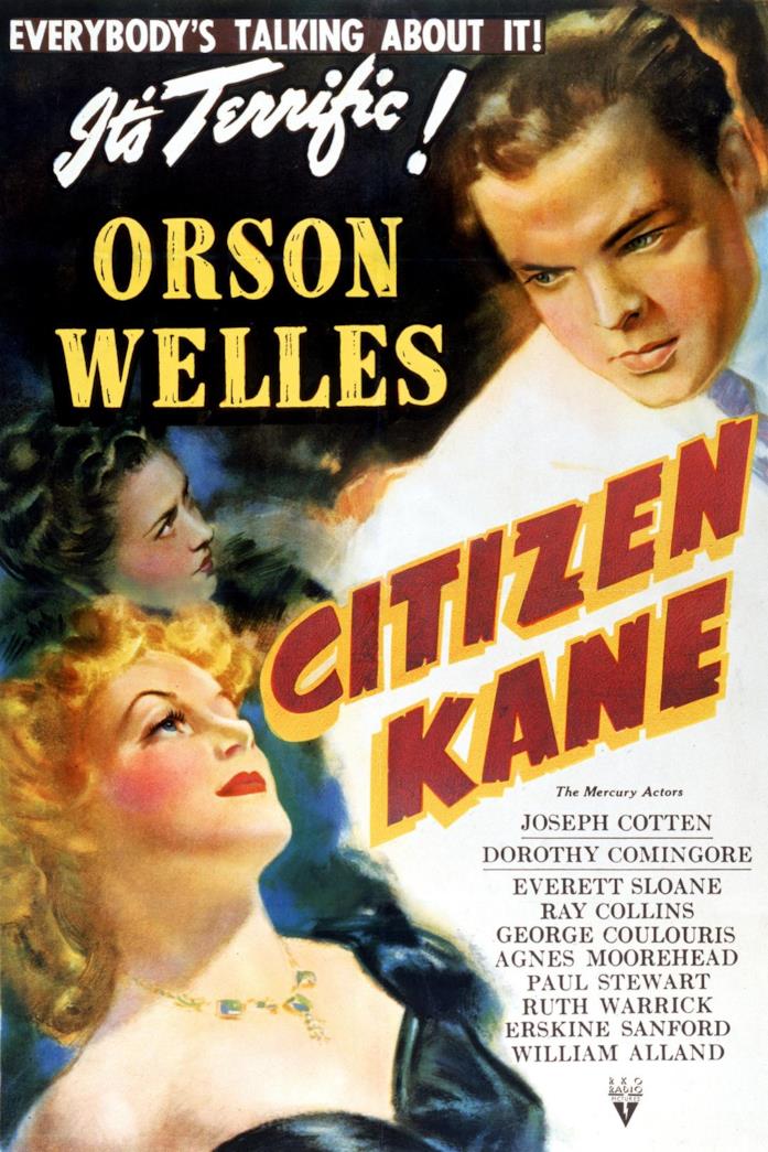 Gary Oldman interpreterà il giornalista, critico e sceneggiatore Herman Mankiewicz nel film Mank Il poster originale di Quarto Potere (Citizen Kane)