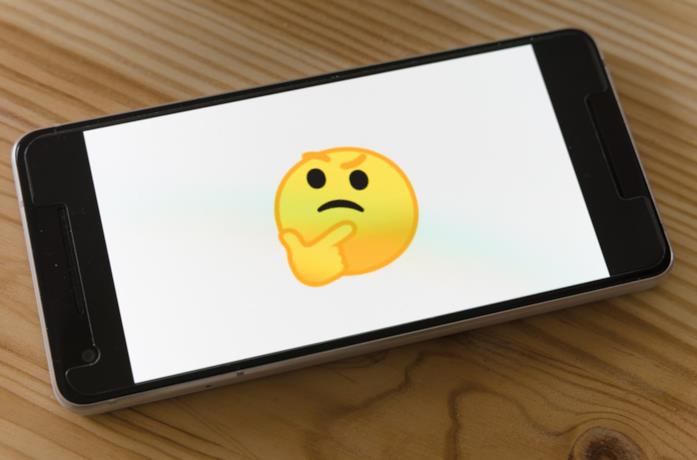 Un emoji presente nel display di un dispositivo