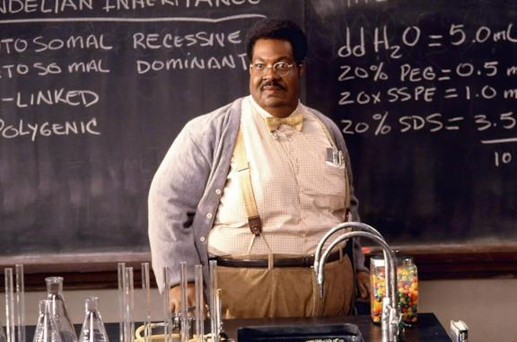 Eddie Murphy nei panni del professore matto