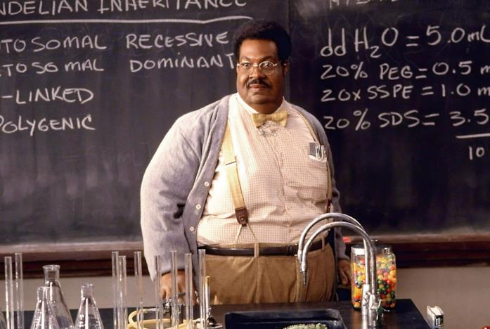 Eddie Murphy nei panni del professore matto
