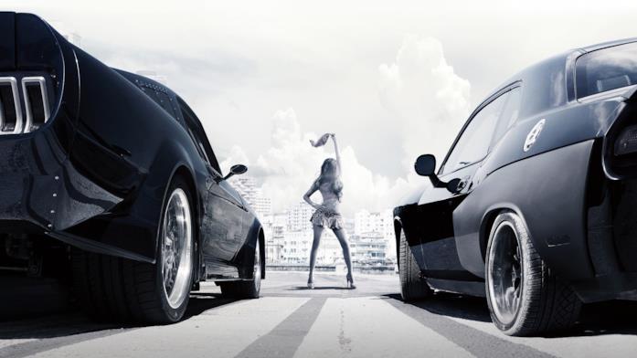 Charlize Theron e Vin Diesel in una scena del film