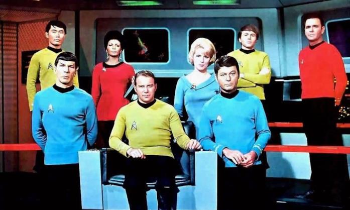 I protagonisti della serie TV Star Trek L'equipaggio della USS Enterprise