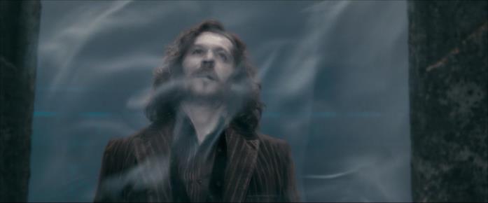 Sirius Black Sirius, colpito da Bellatrix, cade oltre un velo al Dipartimento Misteri