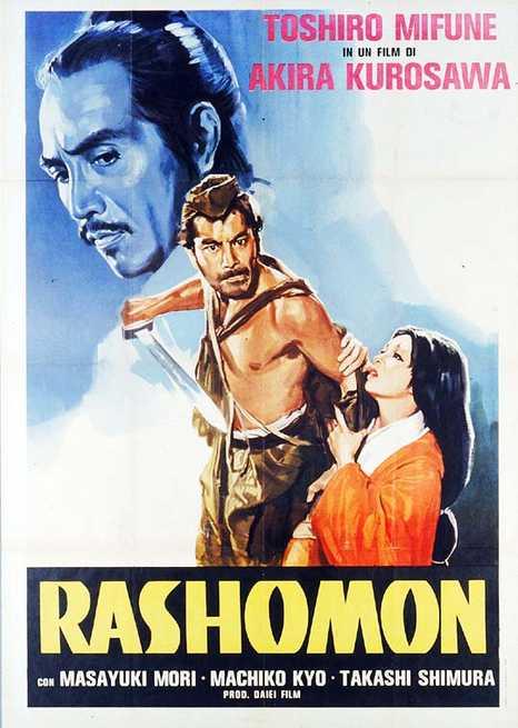 Rashomon (1951), il capolavoro di Akira Kurosawa Il poster italiano di Rashomon