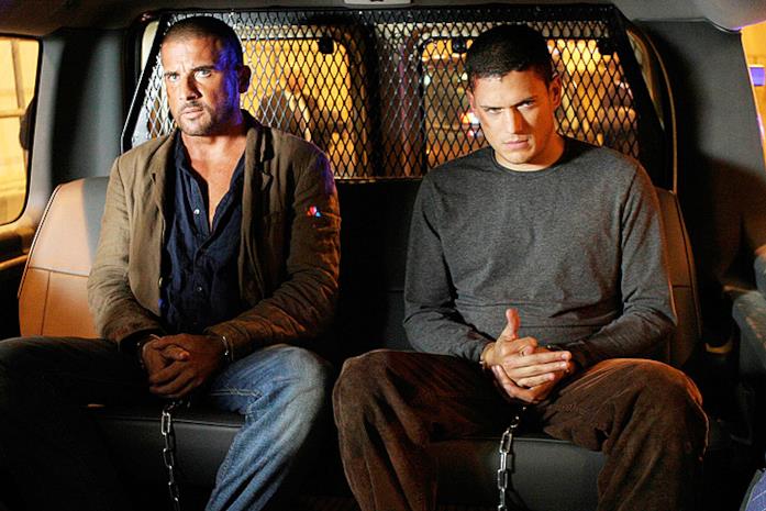 Scena di Prison Break Wentworth Miller e Dominic Purcell