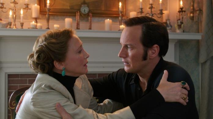 I coniugi Warren interpretati da Vera Farmiga e Patrick Wilson
