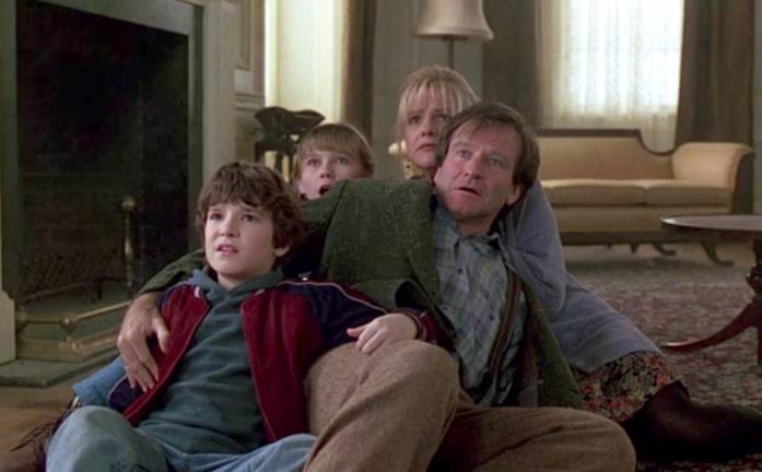 In Jumanji Robin Williams ha interpretato Alan Parrish Un'immagine del film Jumanji