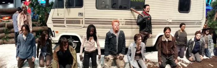 L'installazione di The Walking Dead al Comic-Con Le undici "civette" di Negan nell'installazione di The Walking Dead al Comic-Con