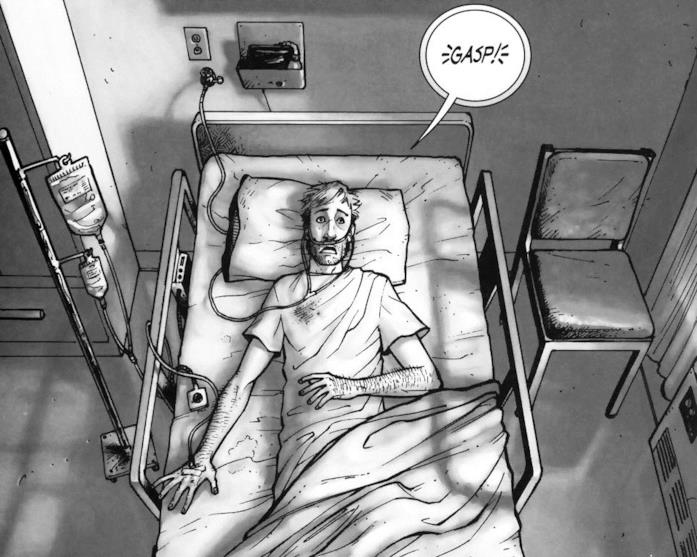 Il risveglio di Rick in ospedale nel primo numero di The Walking Dead Il primo numero di The Walking Dead