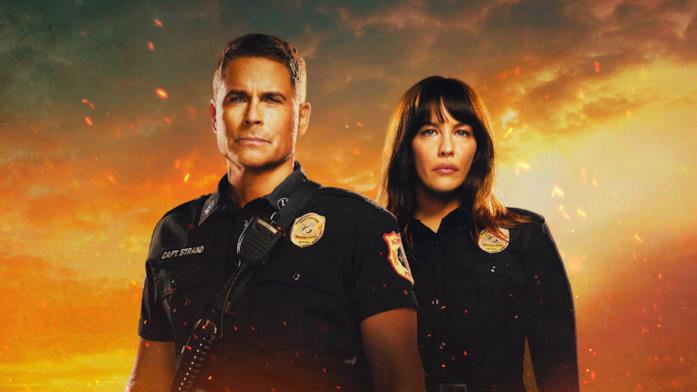 9-1-1: Lone Star, il Capitano Strand e Michelle Blake 9-1-1: Lone Star, Rob Lowe e Liv Tyler