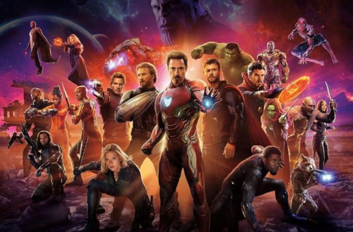 Gli eroi del Marvel Cinematic Universe in un'immagine promozionale