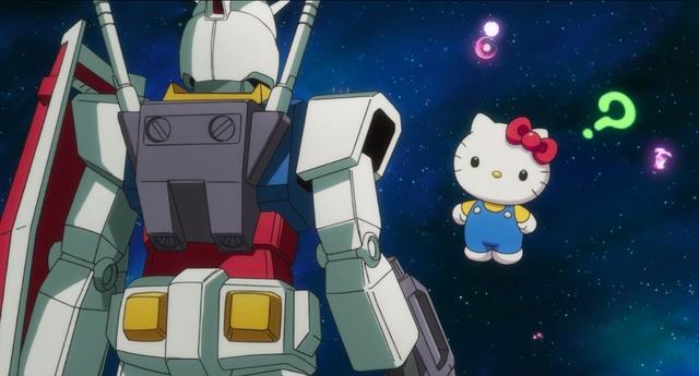 Gundam VS Hello Kitty secondo episodio Gundam ed Hello Kitty anime