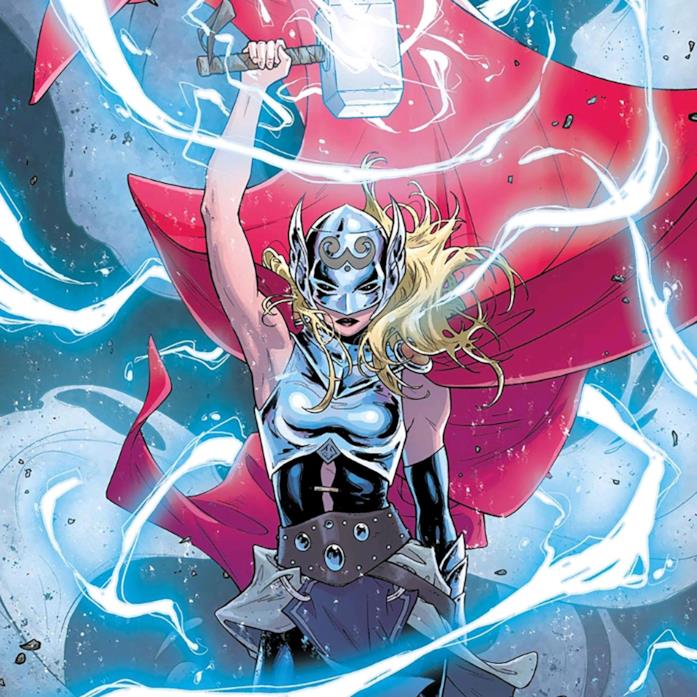 Jane Foster diventerà Lady Thor in Thor: Love and Thunder Lady Thor in una illustrazione per un albo Marvel Comics
