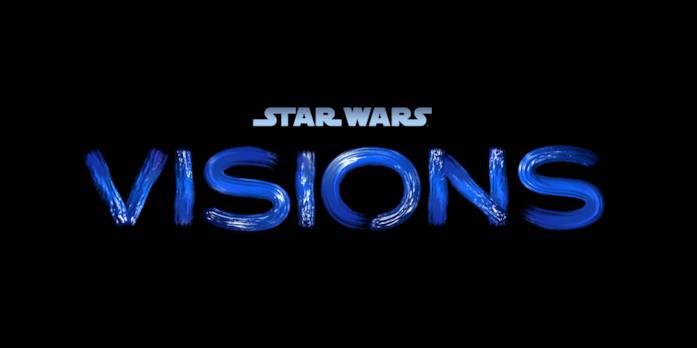 La serie Visions Visions scritto in blu