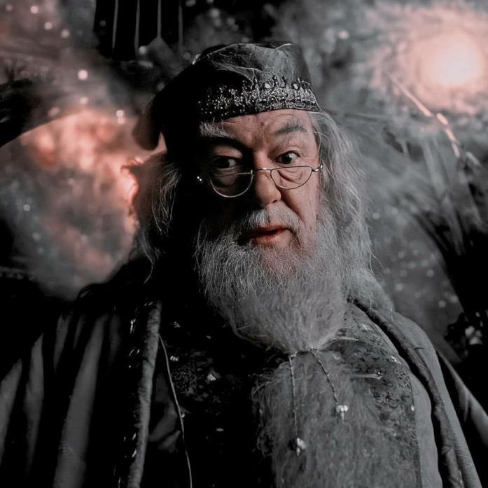 Silente (Micheal Gambon) Silente, nella Sala Grande di Hogwarts