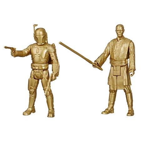 Star Wars action figure Mace Windu e Jango Fett Star Wars Skywalker Saga action figure in scala da 3,75 pollici di Mace Windu e Jango Fett