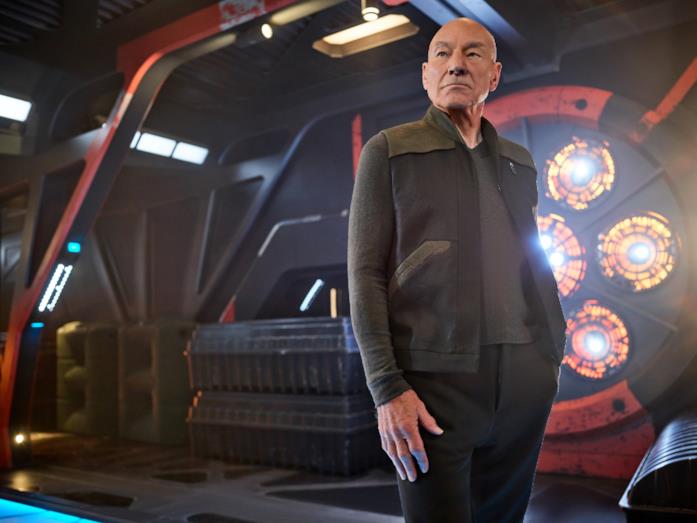 Picard Picard sul set della serie Amazon