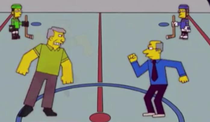 I Simpson: i migliori videogiochi fake ispirati a quelli reali Dad Hockey, due papà americani si massacrano di botte durante la partita di Hockey dei rispettivi figli
