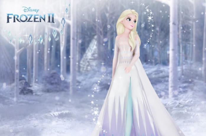 La statua di Elsa di Frozen