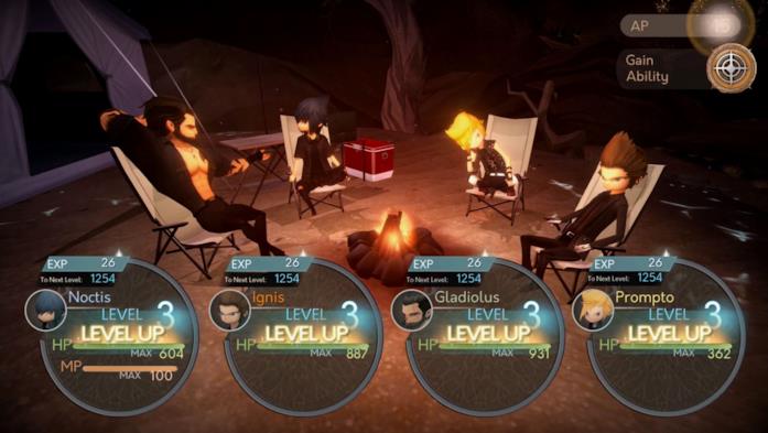 I protagonisti di Final Fantasy XV: Pocket Edition, guida e consigli Final Fantasy XV: Pocket Edition schermata dal gioco mobile