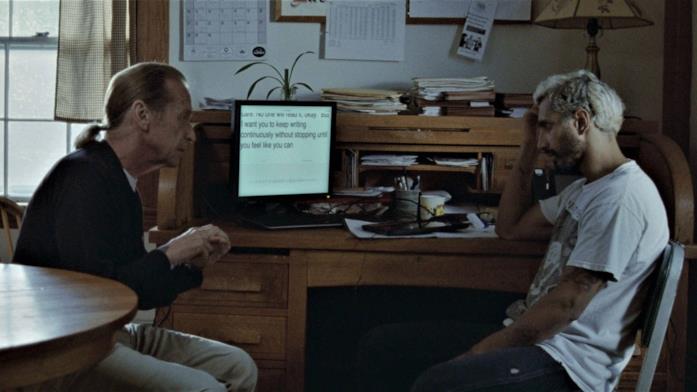 RIz Ahmed e Paul Raci in Sound of Metal Una scena di Sound of Metal