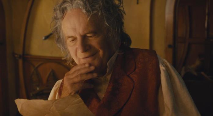 Peter Jackson e il racconto commovente della lavorazione de Il Signore degli Anelli con Ian Holm Ian Holm ne Lo Hobbit
