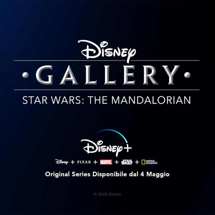 Disney Gallery: Star Wars: The Mandalorian dal 4 maggio su Disney+ Il logo della docuserie Disney Gallery: Star Wars: The Mandalorian