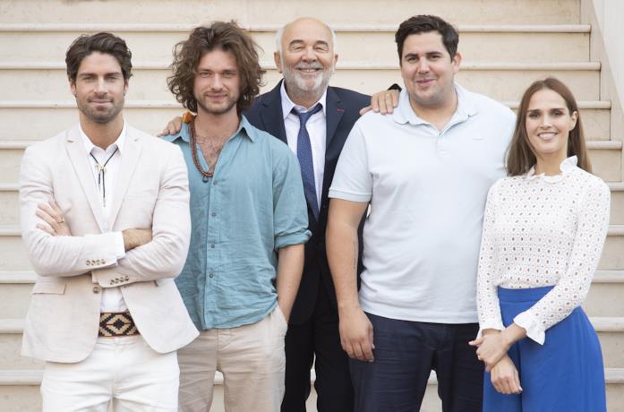 I cinque protagonisti del film I viziati