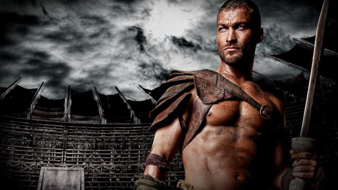 Andy Whitfield ai tempi della sua interpretazione di Spartacus Andy Whitfield, attore che ha interpretato Spartacus