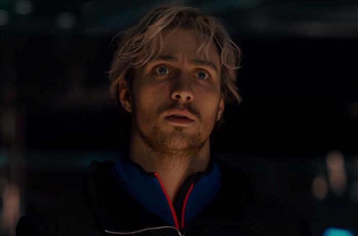Aaron Taylor-Johnson è Quicksilver in Age of Ultron