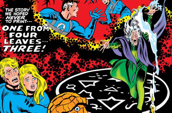 Dettaglio della cover di Fantastic Four #110
