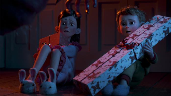 I protagonisti della puntata Era la notte prima di Natale Due bambini ricevono alcuni regali