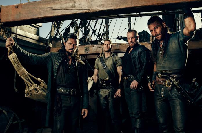 Il cast maschile di Black Sails