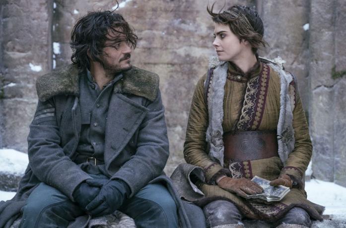 Orlando Bloom e Cara Delevingne in Carnival Row