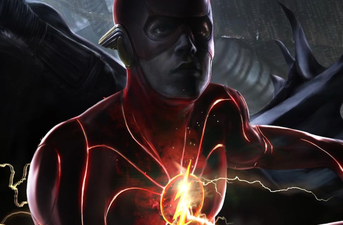 Un dettaglio della nuova armatura di Flash