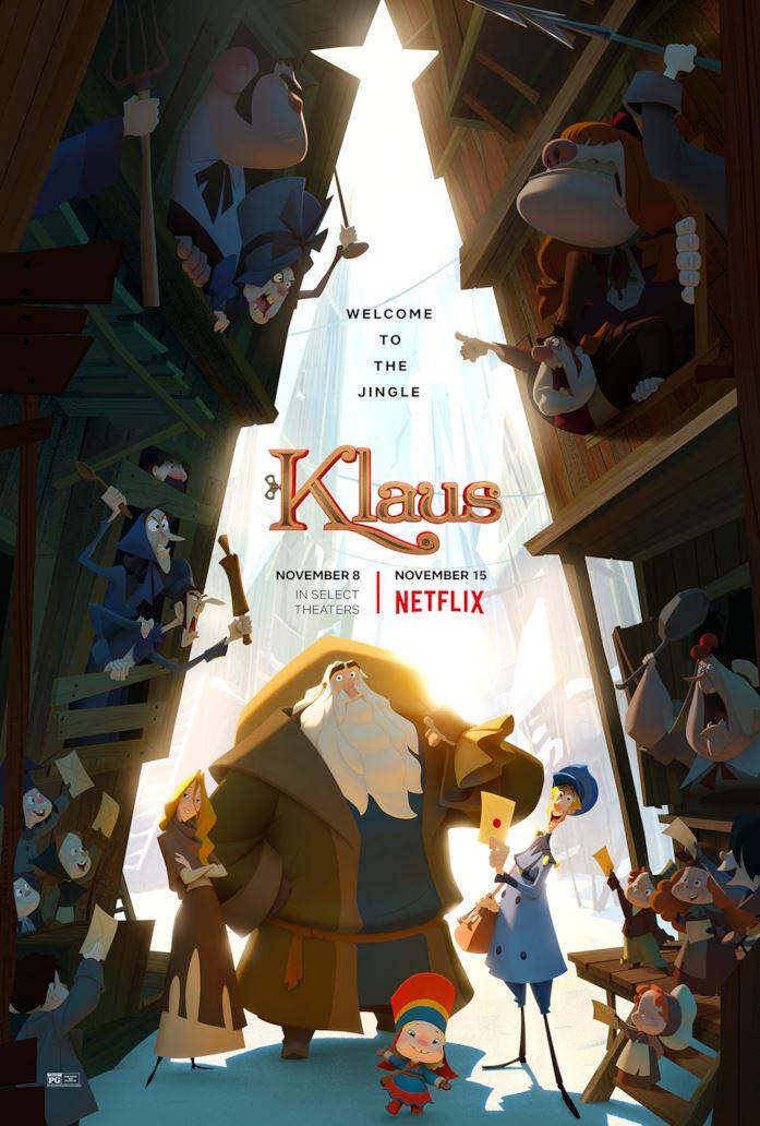 Klaus - I segreti del Natale: le nuove immagini del film Netflix Klaus - I segreti del Natale, il poster del film d'animazione Netflix