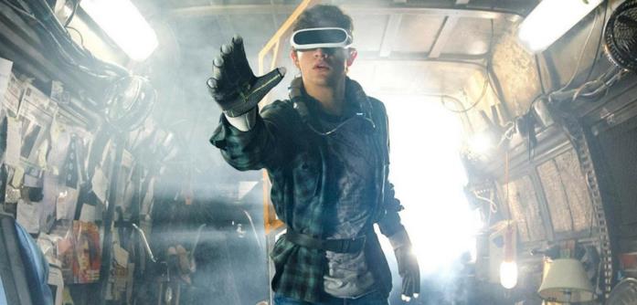 Ready Player One, il mondo virtuale in formato vintage Il protagonista di Ready Player One con il visore da gioco